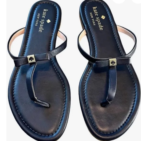 kate spade Navy Blue Sandals brand new. Never worn - Picture 1 of 2